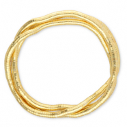 Colliers flexible serpentine Doré