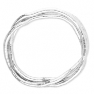 Colliers flexible serpentine Argenté