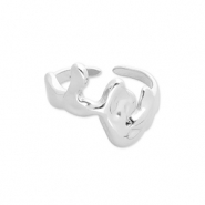 Bagues en acier Inox Argenté