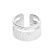 Bagues en acier Inox Argenté