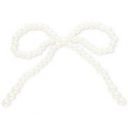 Pendentifs accroche-regard n&oelig;ud Blanc