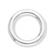 Apprêts en acier inox anneau fermé 8 mm Argenté