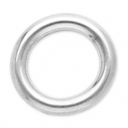 Apprêts en acier inox anneau fermé 12 mm Argenté