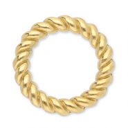 Apprêts en acier inox anneau fermé 10 mm Doré