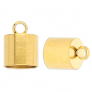 Apprêts en acier Inox embout Ø10 mm avec anneau Doré