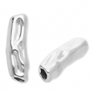 Perles en acier Inox tube Argenté