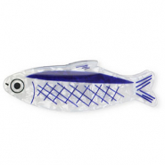 Accessoires pour cheveux pince à cheveux poisson Blanc nacré-bleu-noir