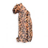 Accessoires pour cheveux pince à cheveux léopard Marron nacré-noir