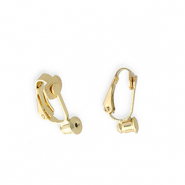 Apprêts en métal DQ® Eco-brass® boucles d'oreilles clip avec fermoir Doré (sans nickel)