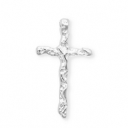 Breloques en métal DQ® croix Argenté antique (sans nickel)
