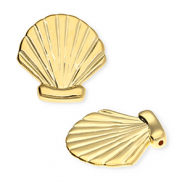 Breloques en m&eacute;tal DQ&reg; coquillage Dor&eacute; (sans nickel)