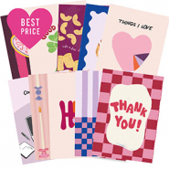 BY31® Cartes à bijoux assorties Multicolore