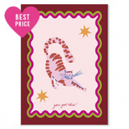 Cartes à bijoux "you got this" Rouge