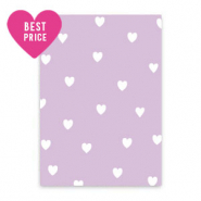 Cartes à bijoux coeurs Lilas