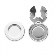 Cache-boutons en laiton Eco-brass® Argenté