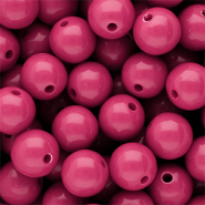 DQ Perles acryliques 12 mm brillant Rose violet 17-2624 TCX