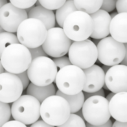 DQ Perles acryliques 12 mm brillant Snow white 11-0602 TCX