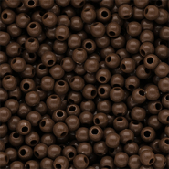 DQ Perles acryliques 6 mm brillant Cappuccino brown 19-1220 TCX