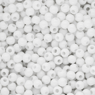 DQ Perles acryliques 6 mm brillant Snow white 11-0602 TCX