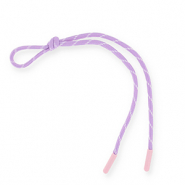 Porte-clés paracorde Lilas-blanc-rose clair