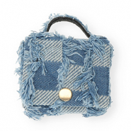 Pendentifs accroche-regard sac à main denim-look Bleu denim