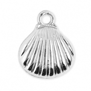 Breloques en métal coquillage Argenté