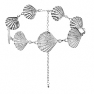 Chaînes de taille coquilles Argenté