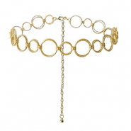 Chaînes de taille bague double Doré