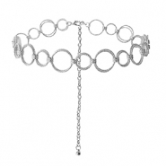 Chaînes de taille bague double Argenté