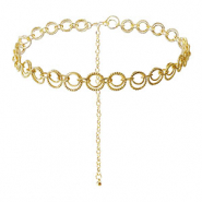 Chaînes de taille bague double Doré