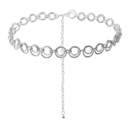 Chaînes de taille bague double Argenté