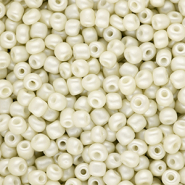 Perles de rocailles 6/0 (4 mm) Blanc cassé