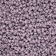 Perles de rocailles 12/0 (2 mm) Violet mauve poussiéreux