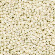 Perles de rocailles 12/0 (2 mm) Blanc cassé
