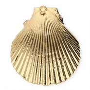 Pendentifs coquillage specials coquille Saint-Jacques Doré