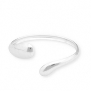 Bracelets en acier Inox jonc Argenté
