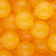 DQ® Perles acryliques 18 mm brillant Jaune chaud