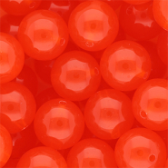 DQ® Perles acryliques 16 mm brillant Rouge vermillon
