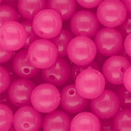 DQ® Perles acryliques 12 mm brillant Rose magenta