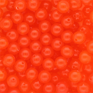 DQ® Perles acryliques 10 mm brillant Rouge vermillon
