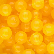 DQ® Perles acryliques 12 mm brillant Jaune chaud