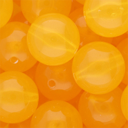 DQ® Perles acryliques 20 mm brillant Jaune chaud
