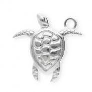 Breloques en acier Inox tortue Argenté