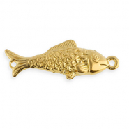 Apprêts en acier Inox connecteur poisson Doré