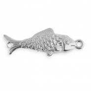 Apprêts en acier Inox connecteur poisson Argenté