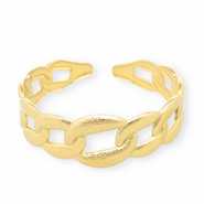 Bracelets en acier Inox jonc gourmette Doré