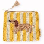 BY31® Trousse teckel Blanc cassé-jaune-marron-doré