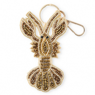 Porte-clés homard Doré-doré antique-bronze