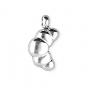 BY31® Breloques en acier Inox croissant Argenté