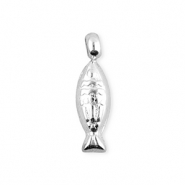BY31® Breloques en acier Inox poisson Argenté